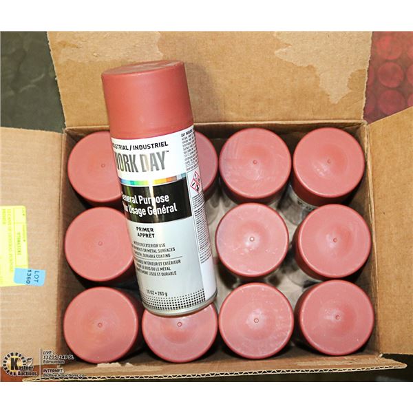 12 CANS OF GENERAL PURPOSE PRIMER