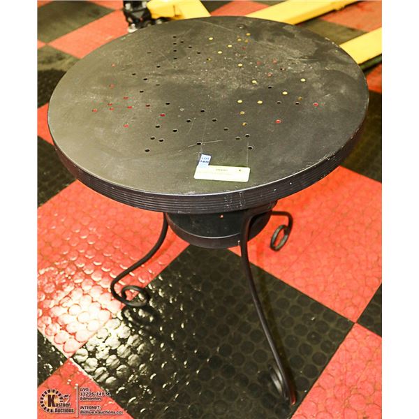 ROUND 2 TIER SIDE TABLE