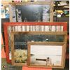 Image 1 : LOT OF 5 RUSTIC WOOD FRAMED PICTURS
