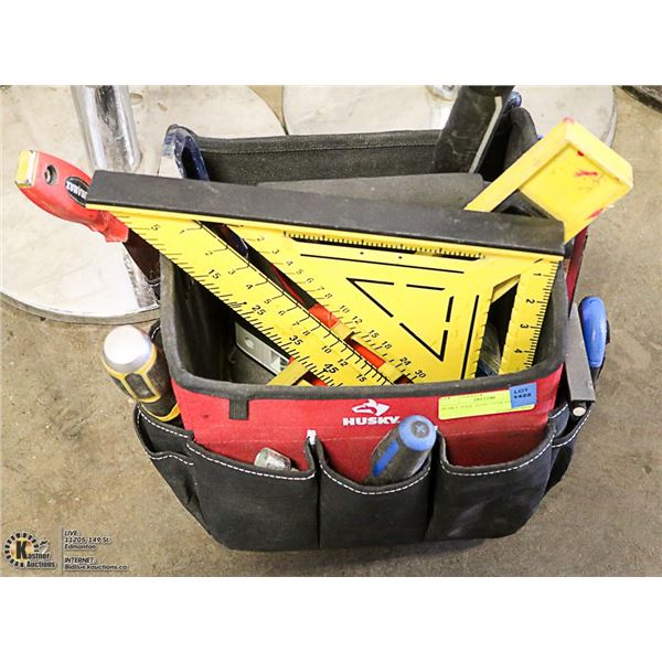 HUSKY TOOL TOTE WITH TOOLS