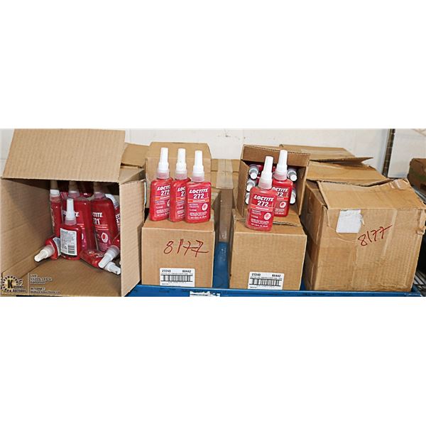 LOT OF 18 BOXES OF LOCTITE THREAD LOCK