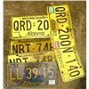 Image 1 : LOT OF 6 VINTAGE ALBERTA LICENSE PLATES