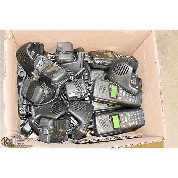 LOT OF 10 ORCA 5020 HANDHELD RADIOS WITH