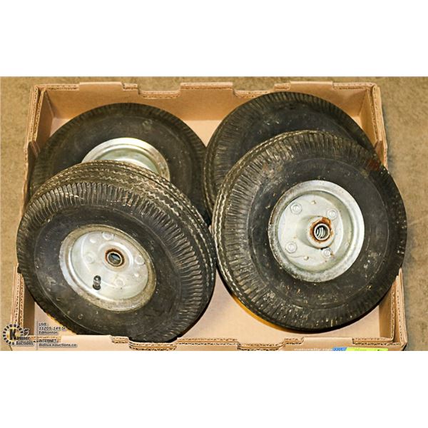 FOUR 4.10/3.10 SMALL WHEELS