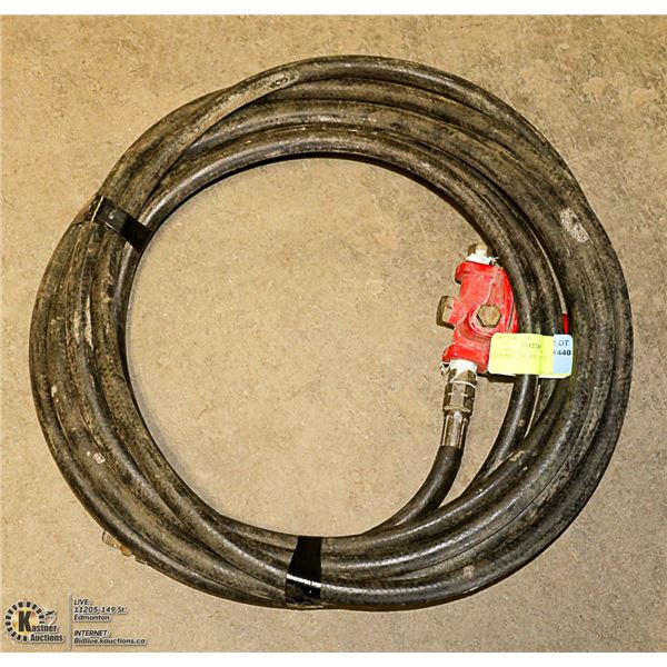 PROPANE HOSE AND REGULATOR