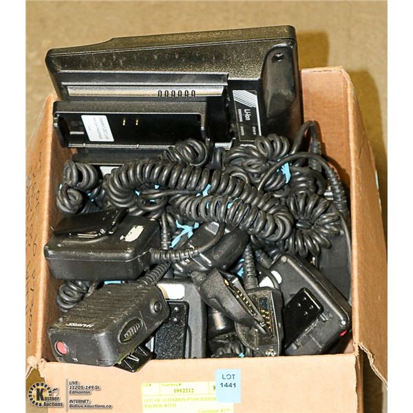 LOT OF 10 HARRIS P7300 HANDHELD RADIOS WITH