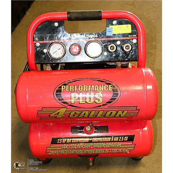 KING CANADA 4 GALLON AIR COMPRESSOR