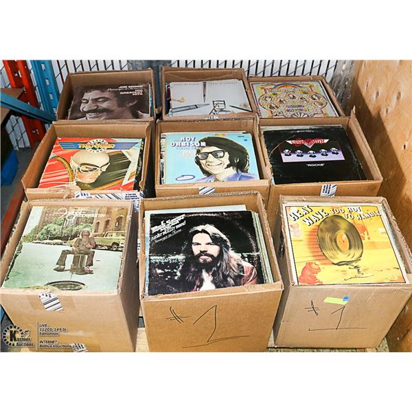 #1 PALLET OF ASSORTED RECORDS