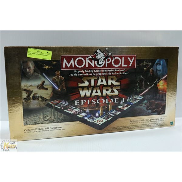 STAR WARS MONOPOLY BOARD GAME