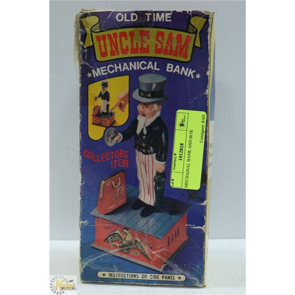 MECHANICAL BANK AND BOX