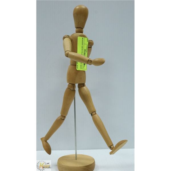 WOODEN ARTICULATED WOOD MAN