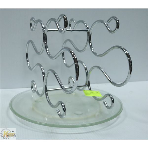 WINE RACK AND MICROWAVE TURNTABLE