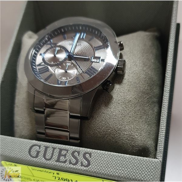 NEW MENS GUESS DESIGNER WRISTWATCH