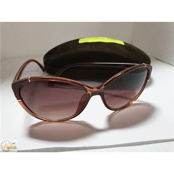 LADIES JF REY SUNGLASSES IN BROWN