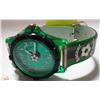 Image 1 : SOCCER ALL STARS GREEN BAND WATCH WORKING