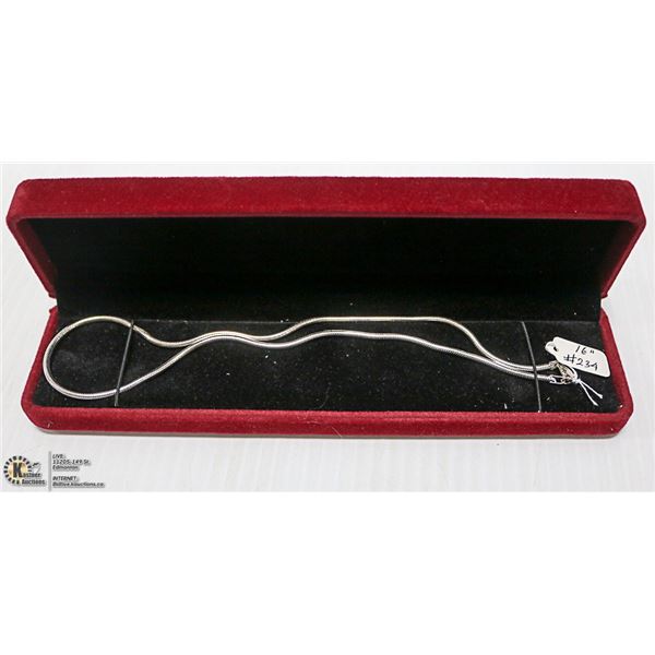 NEW 925 STERLING SILVER 16" NECKLACE