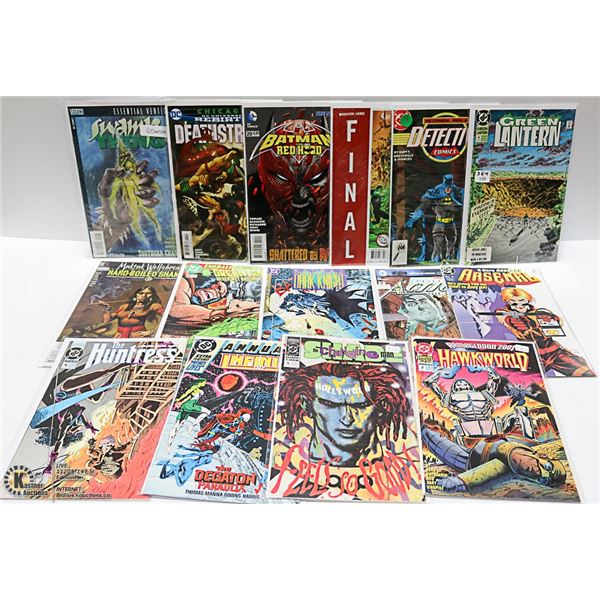 BOX OF 15 RANDOM ASSORTED DC COMICS