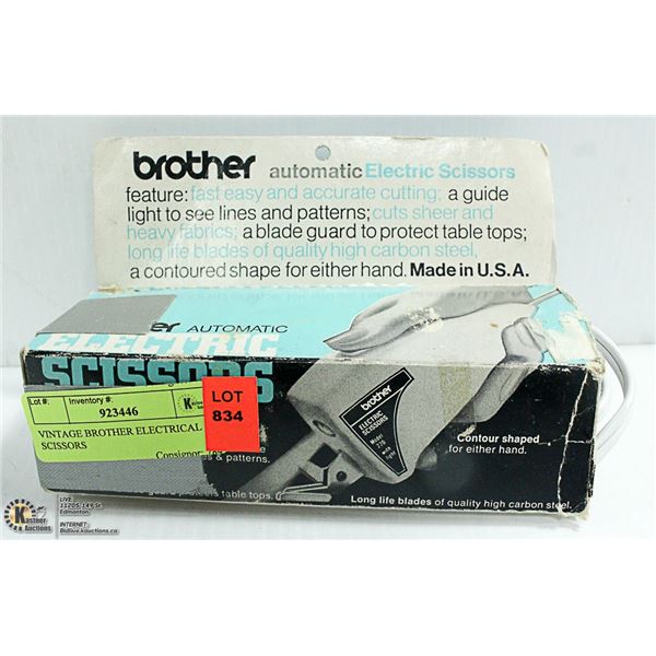 VINTAGE BROTHER ELECTRICAL SCISSORS