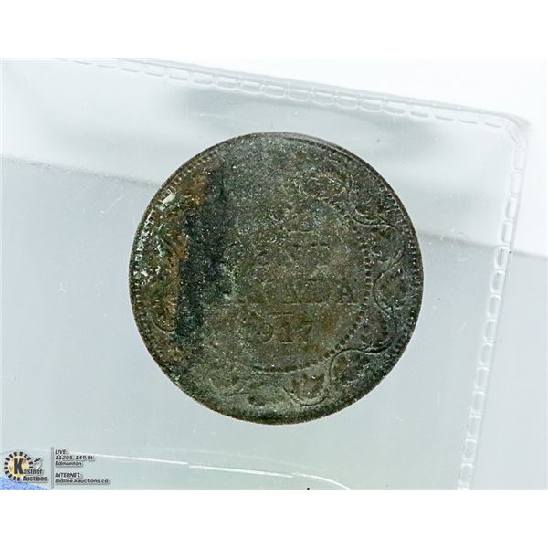 1917 CANADIAN  LARGE PENNY