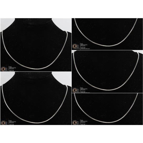 LOT OF 5 NEW 22" ROPE CHAINS