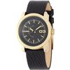 Image 1 : NEW DIESEL BLACK DIAL LEATHER STRAP 37MM MSRP $229