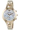 Image 7 : NEW EMPORIO ARMANI TRIPLE CHRONO GOLD TONE MSP$502