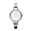 Image 3 : NEW FOSSIL GLITZ SILVER TONE 32MM MSRP $205