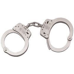 S& W 100 HANDCUFFS NICKEL