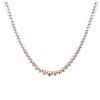 Image 1 : 10K Diamond Riviera Necklace