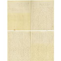 A. P. Hill, Autograph Letter Signed, four pages.