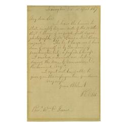 Robert E. Lee ALS & Signed CDV