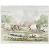 Image 1 : A Watercolor of Mosby Among The Wagon Trains Thi