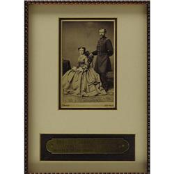Brig Gen. George A. Custer & Wife Elizabeth CDV