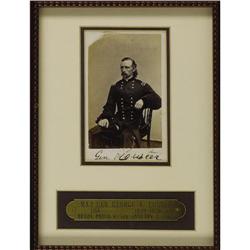 Major General George A. Custer Carte De Visite