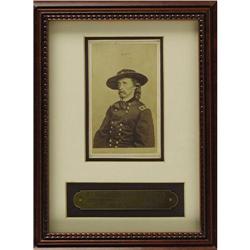 Major General George A. Custer Carte De Visite