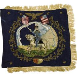 Cavalry Flag of 3rd New York “Hussars” This exqu