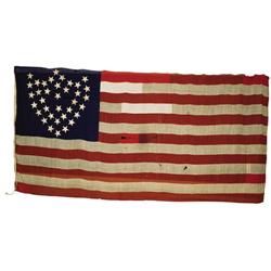 23rd Army Corps flag made from captured Confeder