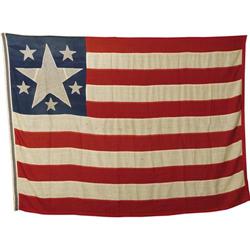 A Very Rare Confederate Secession Flag - 1861 Th