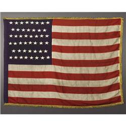 A Beautiful 46-Star Infantry Flag A rare and hi