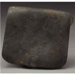 Confederate Cartridge Box Picked From Gettysburg