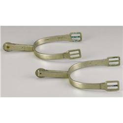A Pair of Silver Confederate Spurs This pair of