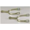 Image 1 : A Pair of Silver Confederate Spurs This pair of
