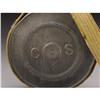Image 3 : Ultra Rare Embossed “CS” Confederate Tin Drum Ca