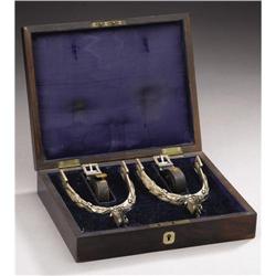 A Remarkable Pair of Sterling Silver Tiffany Spu