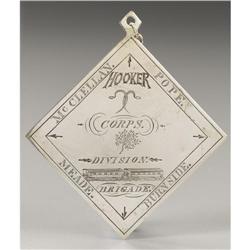 A Silver Soldier's Pendant - Sergeant Charles F.