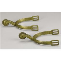 A Pair of Brass Tiffany Spurs This is a pair of