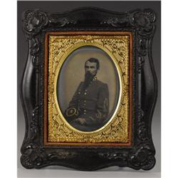 Superb Confederate General Mahone Melainotype