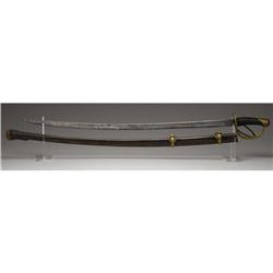 CONFEDERATE HAIMAN CAVALRY SABER WITH SCABBARD,