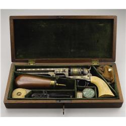 A 24 Karat Gold Decorated Colt Model 1851 London 