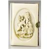 Image 1 : An Ornately Carved Ivory Card Case This Civil Wa